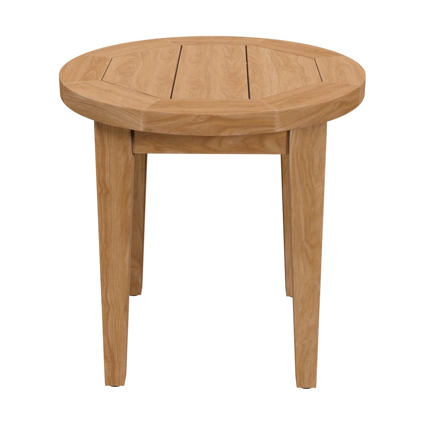 Modway Natural Brisbane Teak Wood Outdoor Patio Side Table EEI-5604-NAT