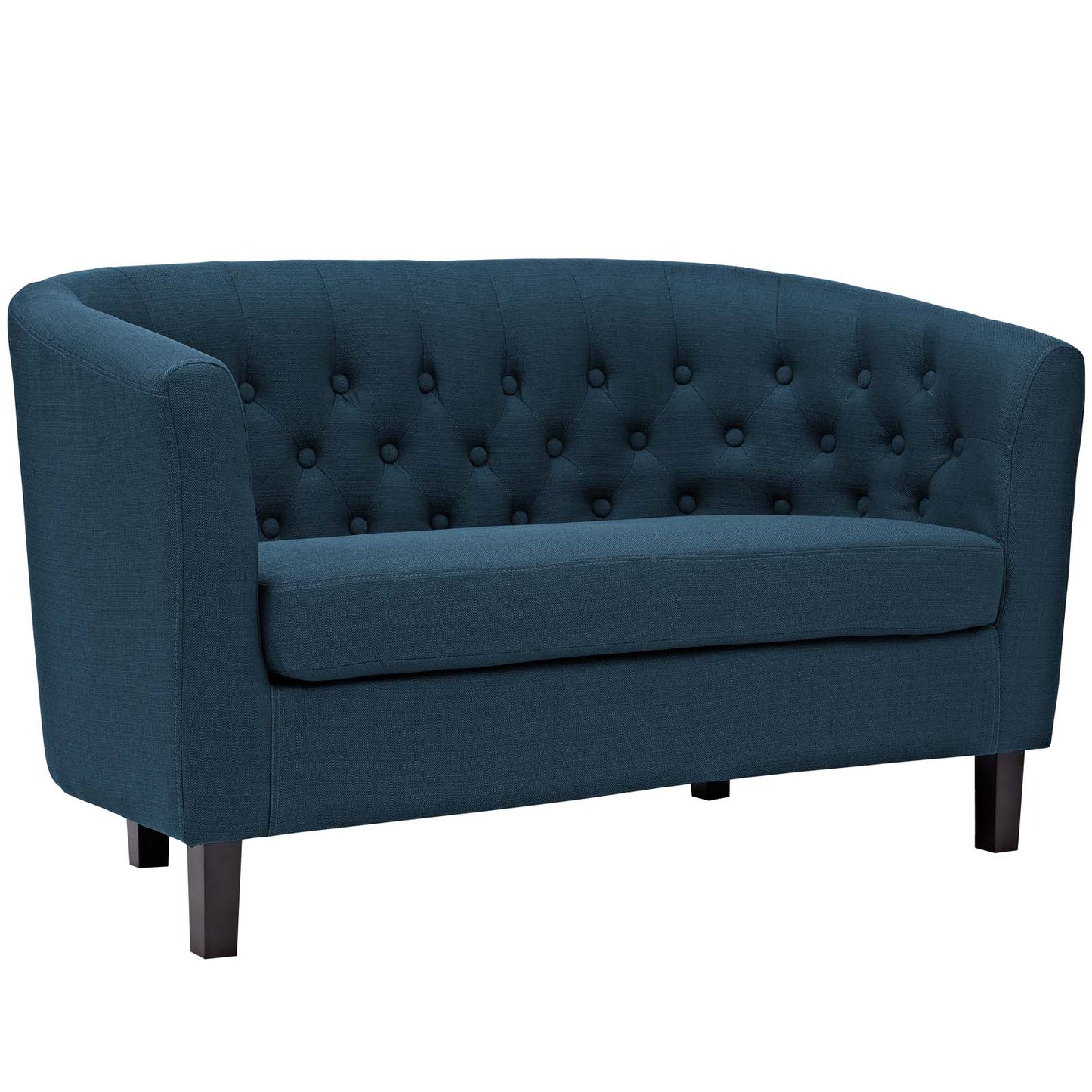 Modway Prospect Upholstered Contemporary Modern Loveseat In Azure