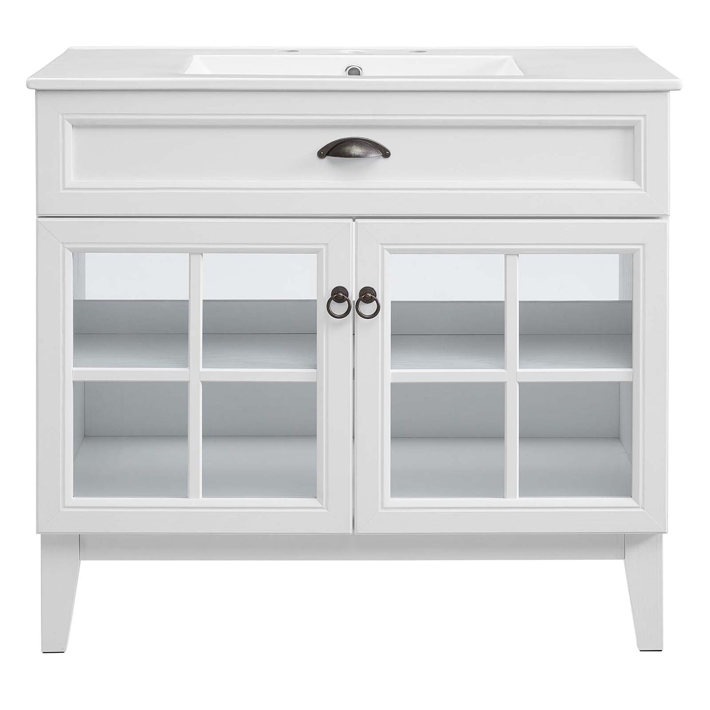 Modway Isle 36" Bathroom Vanity with Sink White