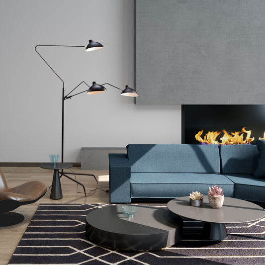 Black Floor Lamp - BEL23BLK