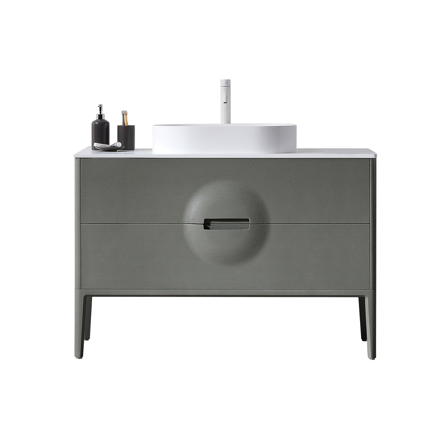 COLMAR 48” OLIVE GREEN FREESTANDING MODERN BATHROOM VANITY