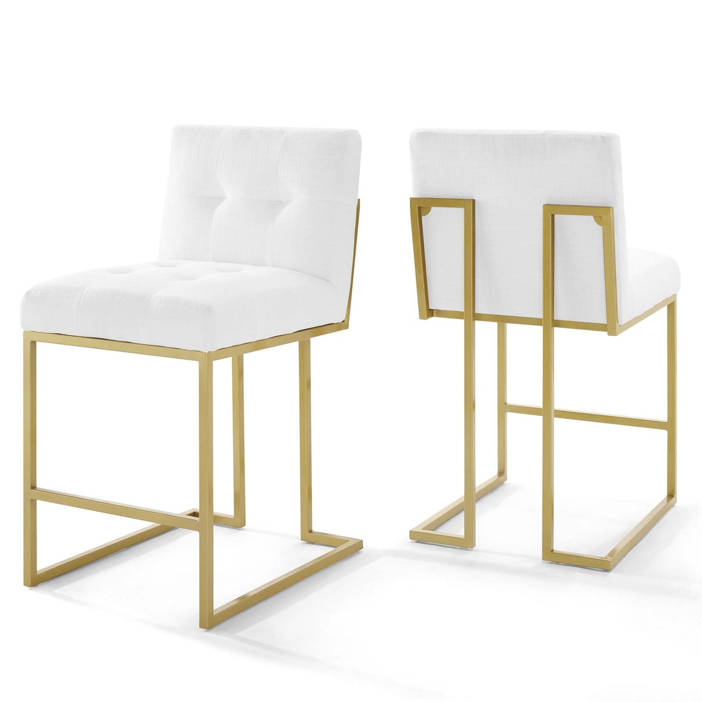 Modway Privy dining-chairs, Gold White