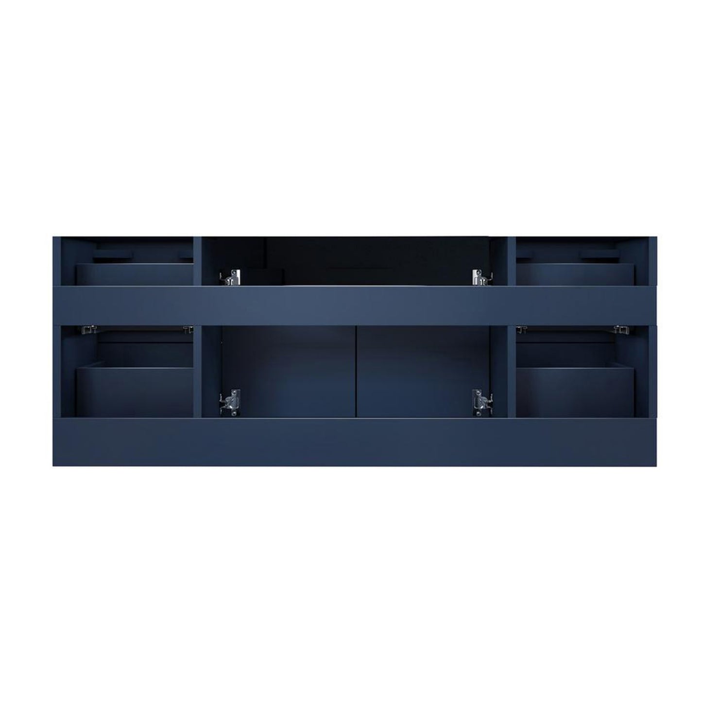 Geneva 48" Navy Blue Single Vanity, no Top and 48" LED Mirror