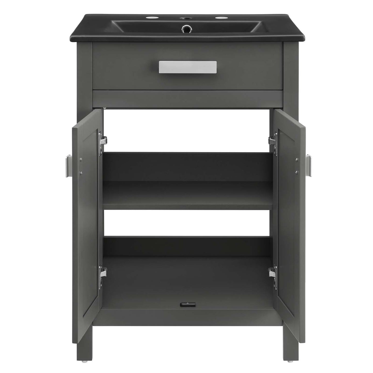 Modway Laguna 24" Bathroom Vanity in Gray Black