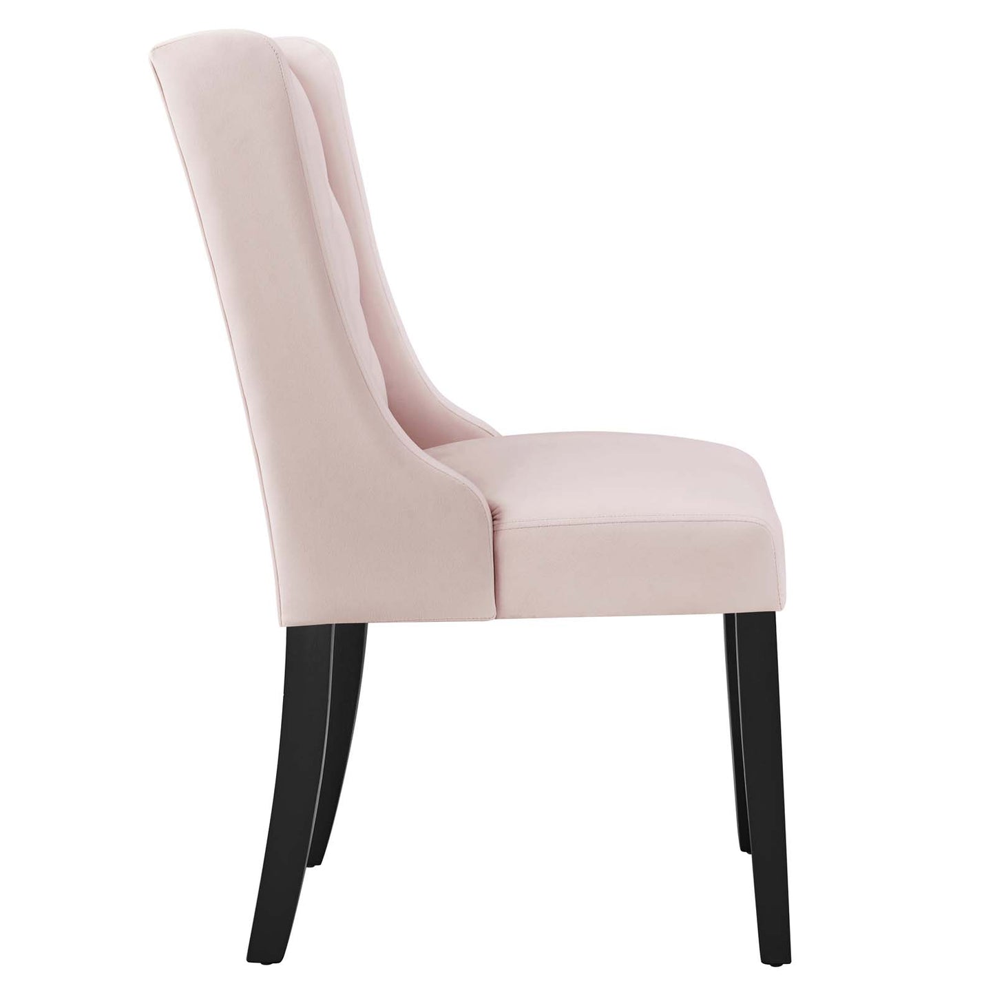 Modway Baronet Velvet Set of 2 Dining Chairs with Pink Finish EEI-5013-PNK