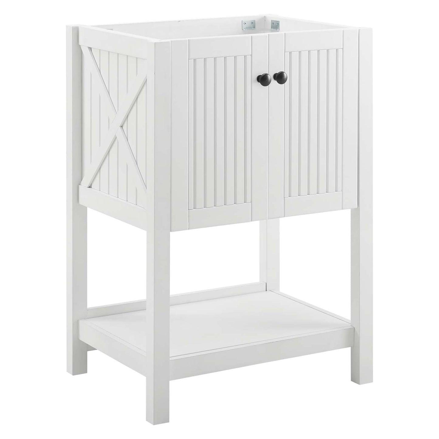 Modway Steam 23" Modern Wooden Bathroom Vanity Cabinet in White