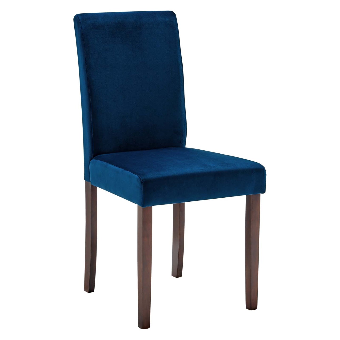 Modway Prosper Upholstered Velvet Dining Side Chair Set of 2, Navy