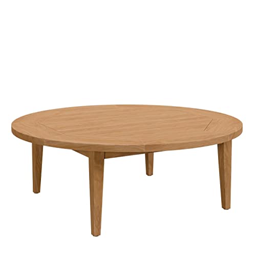 Modway Natural Brisbane Teak Wood Outdoor Patio Coffee Table EEI-5603-NAT