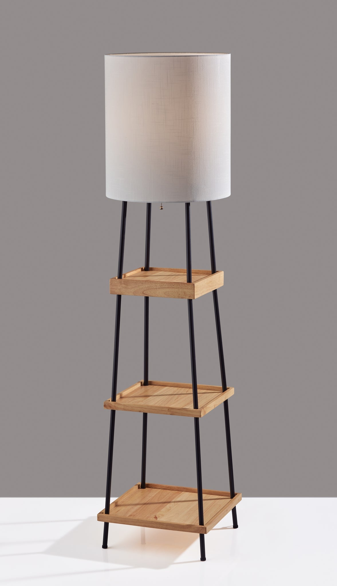 Henry AdessoCharge Shelf Floor Lamp- Natural
