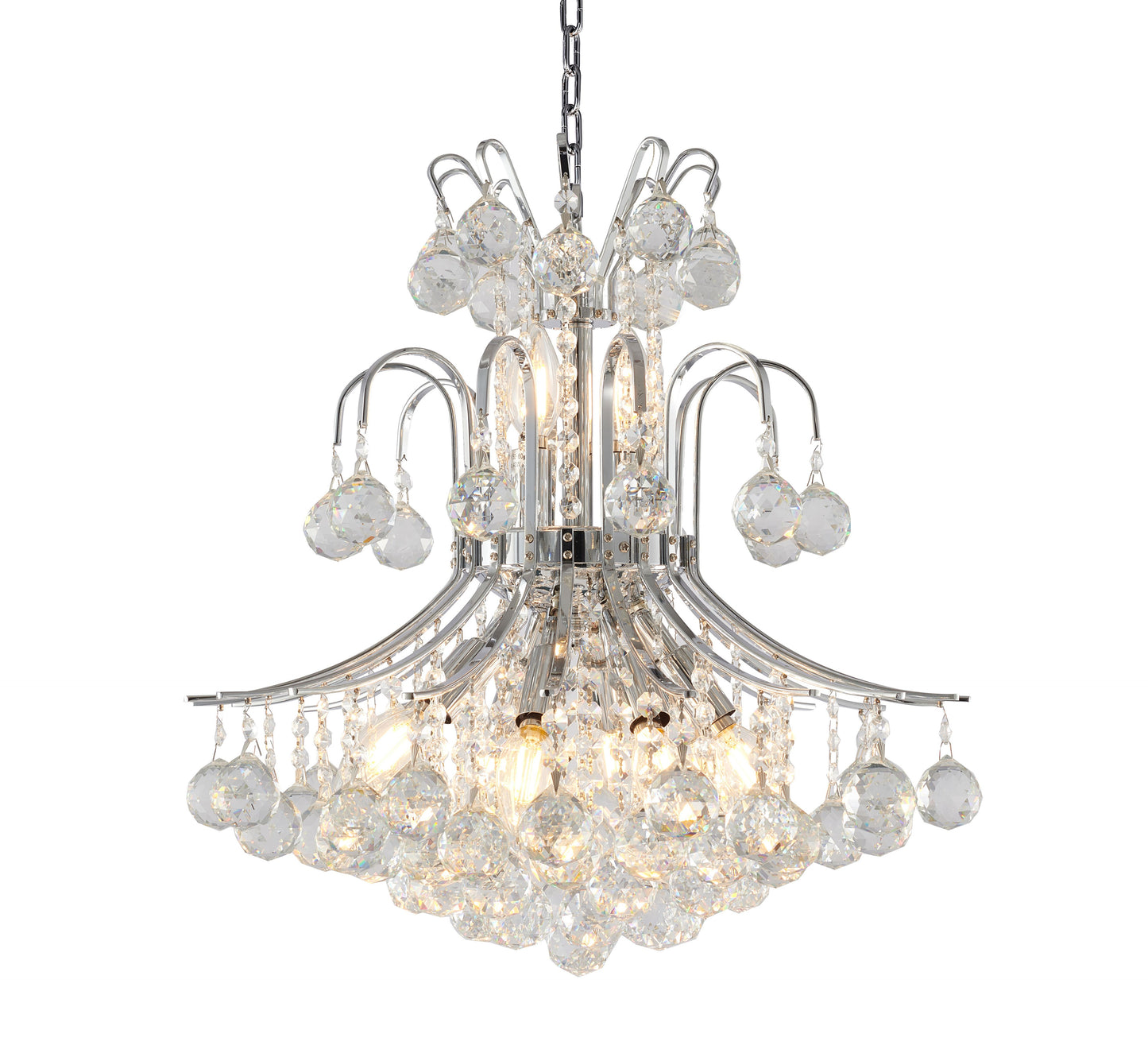 Chrome Chandelier - BET03C19CH