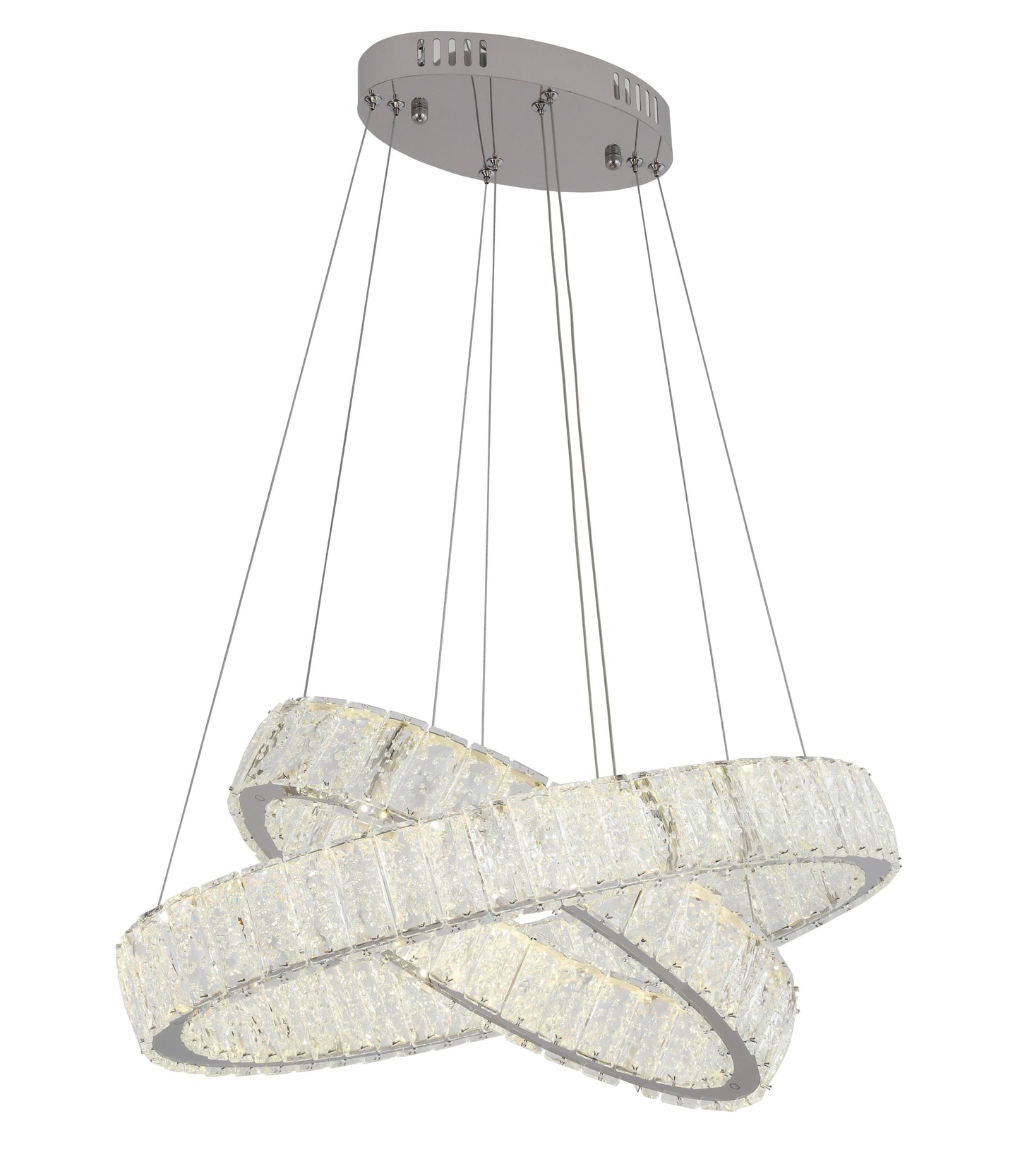 Chrome LED Chandelier - FT38C24CH