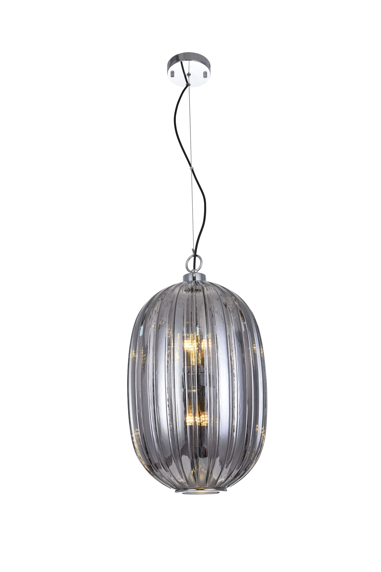 Chrome Single Pendant Lighting - DU155P19CH