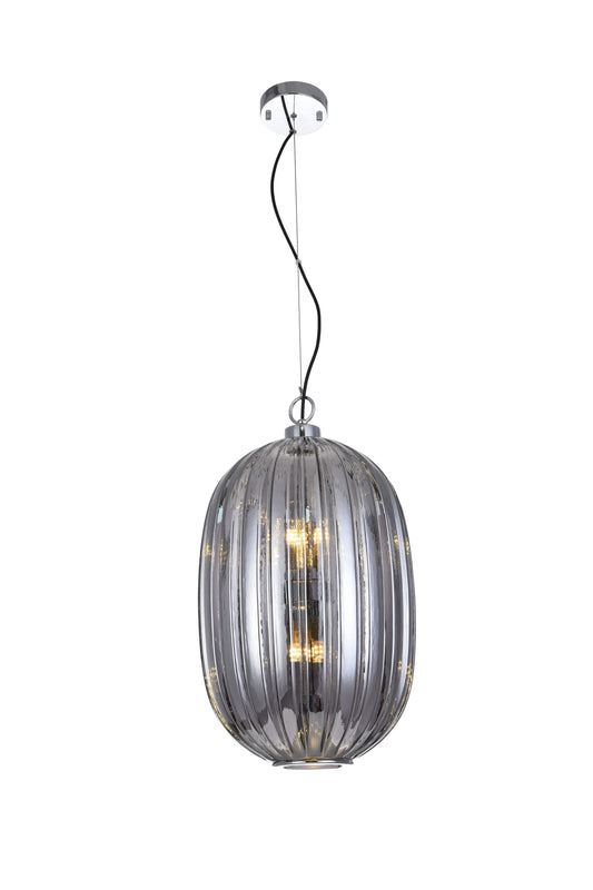 Chrome Single Pendant Lighting - DU155P19CH
