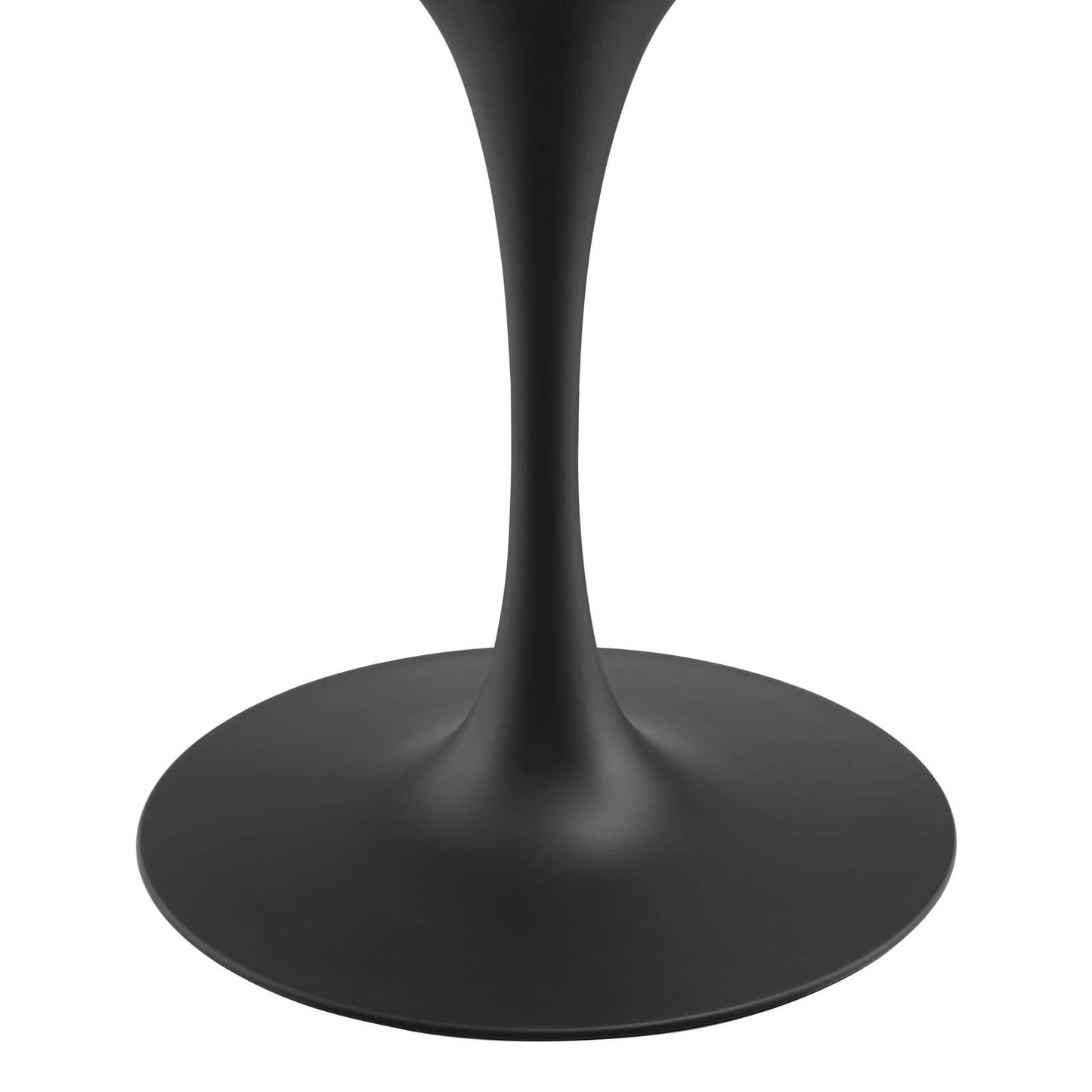 Modway Black and White Lippa Round Terrazzo Dining Table EEI-5725-BLK-WHI