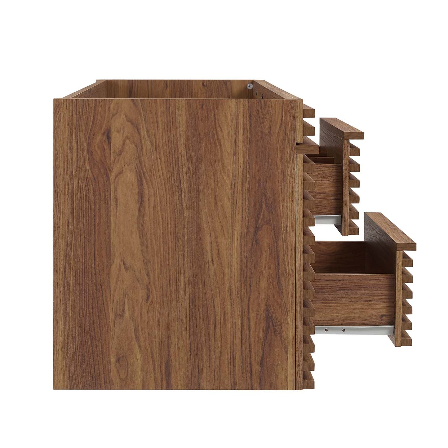 Modway EEI-5866-WAL Render 48" Wall-Mount Bathroom Vanity Cabinet, Walnut