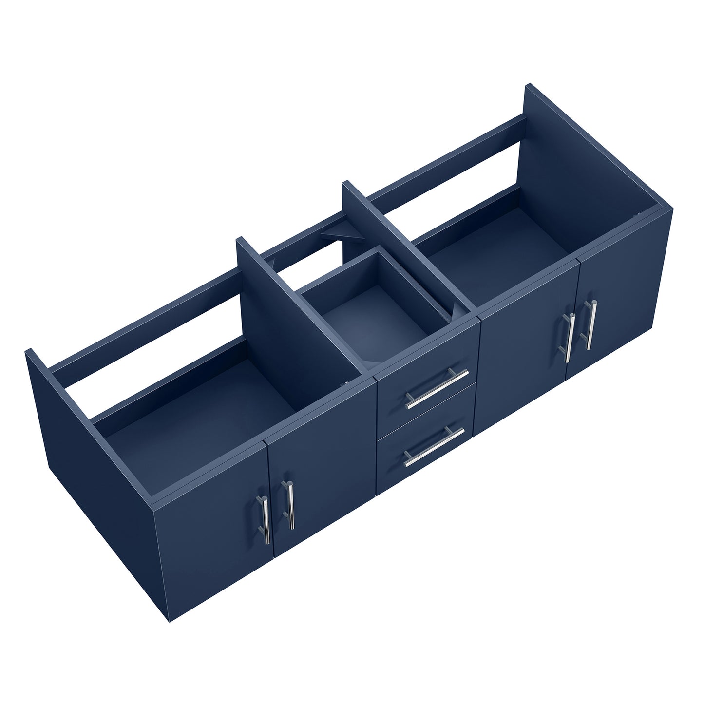 Geneva 60" Navy Blue Vanity Cabinet Only