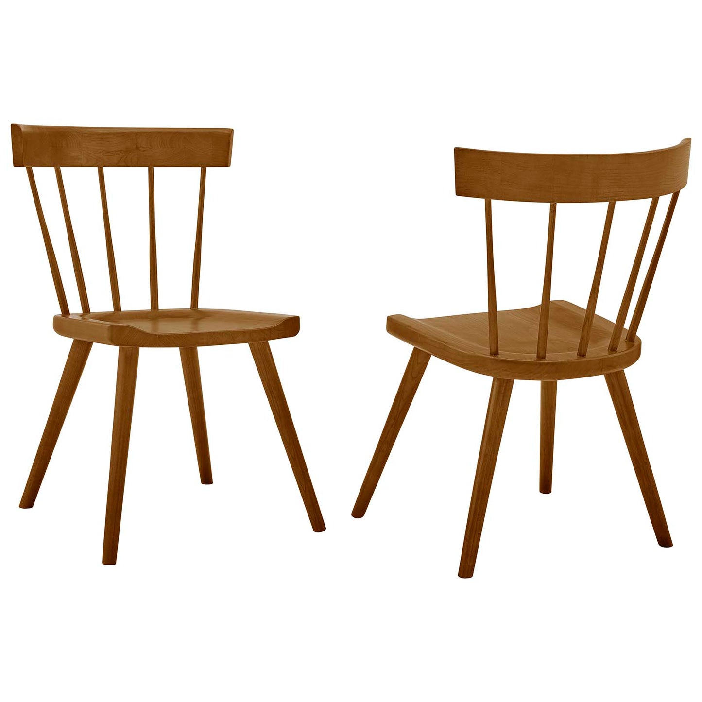 Modway Sutter Dining Room Tables and Chairs, Walnut