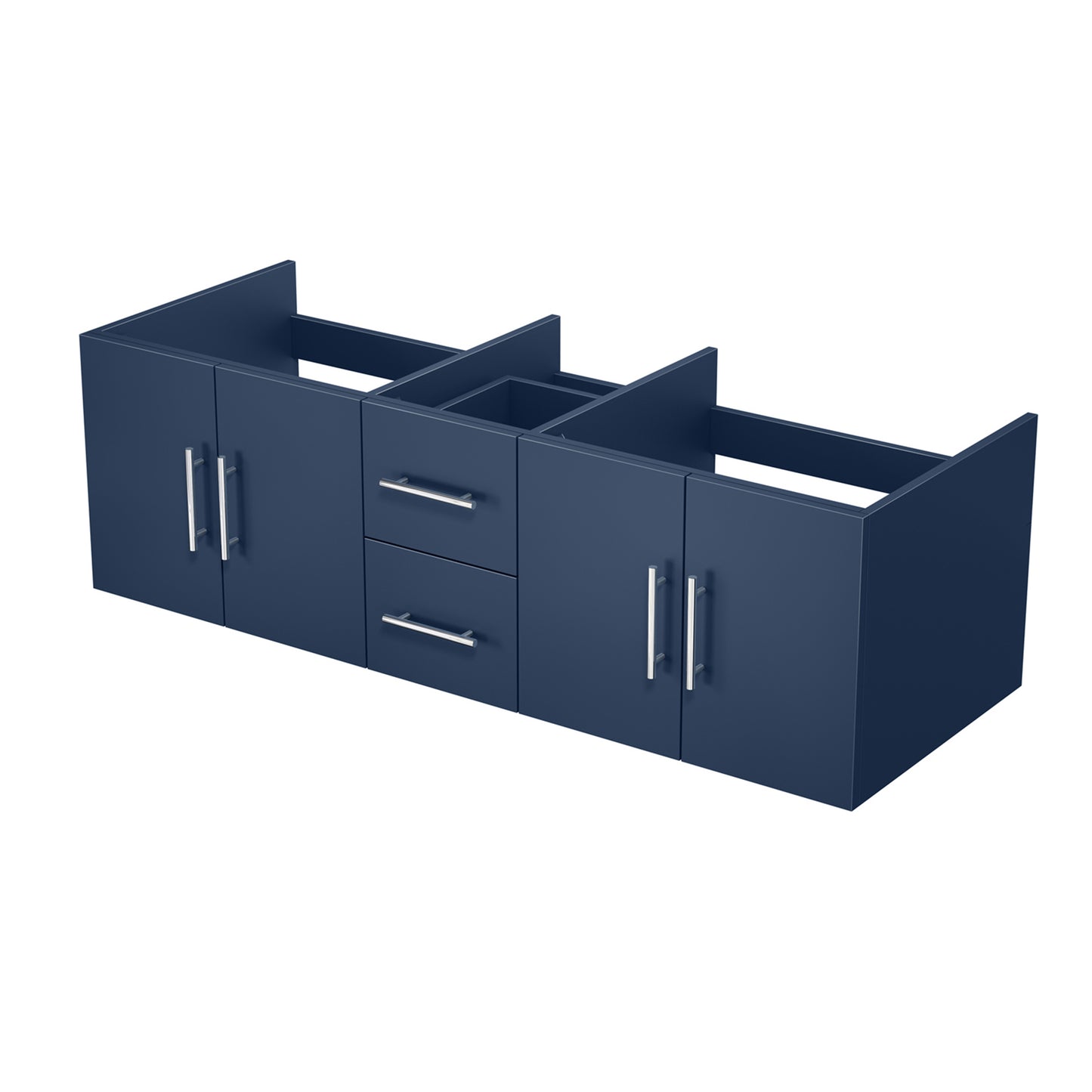 Geneva 60" Navy Blue Vanity Cabinet Only