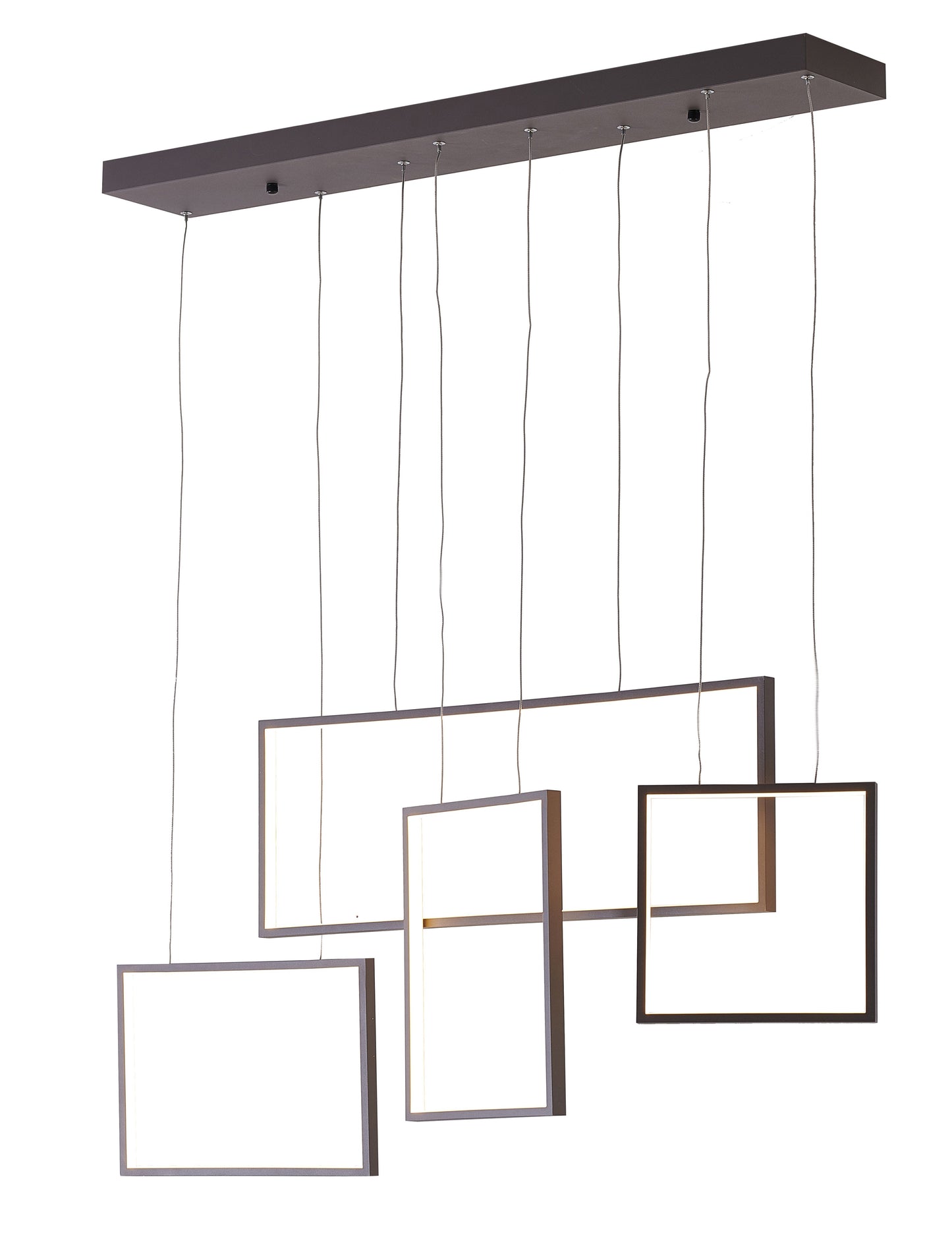 Coffee Brown LED Chandelier - FIT29C43C