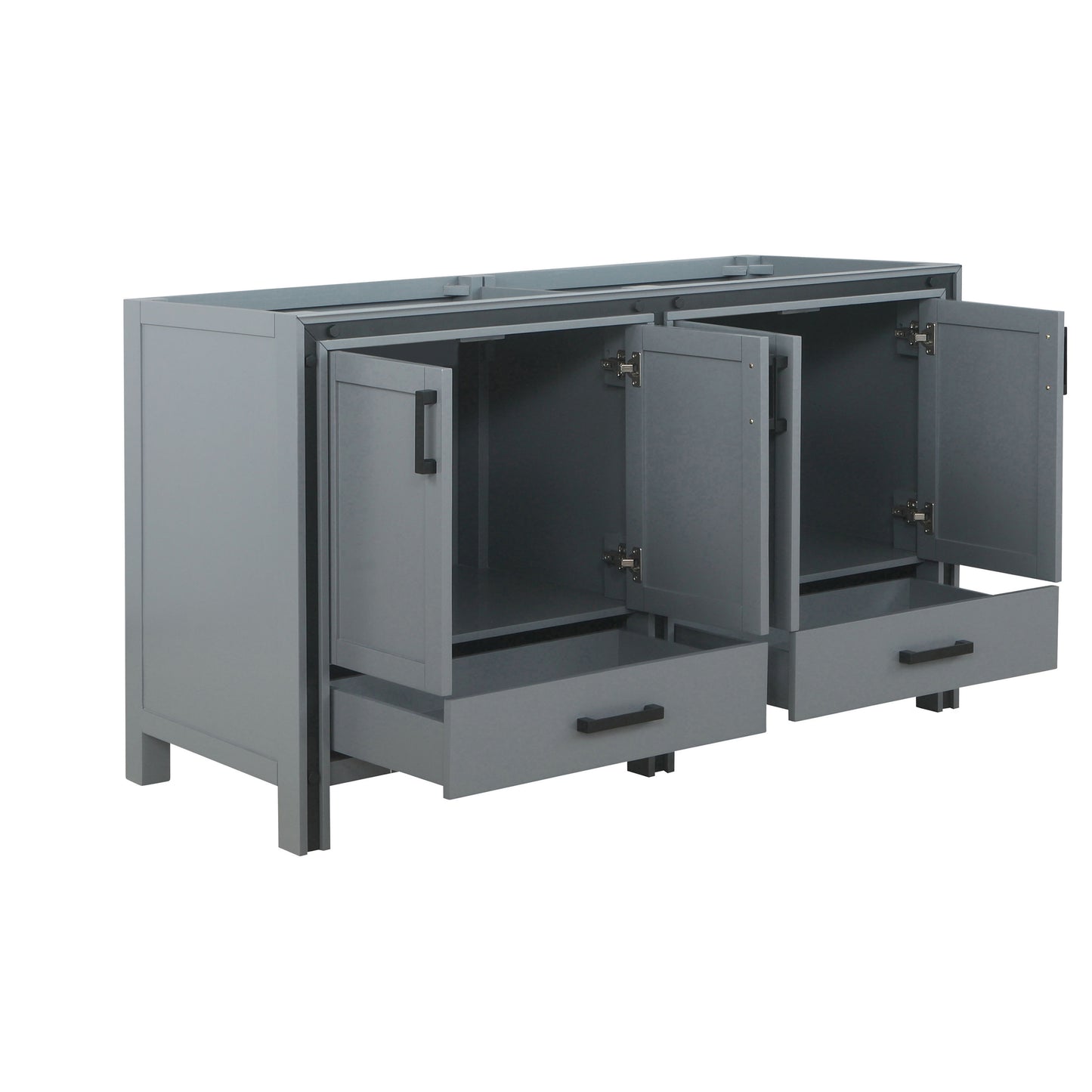 Ziva 60" Dark Grey Vanity Cabinet Only