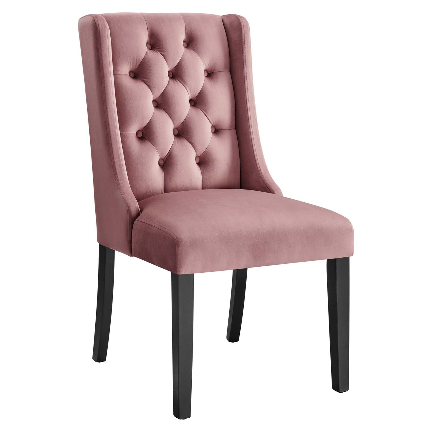 Modway Baronet Velvet Set of 2 Dining Chairs in Dusty Rose Finish EEI-5013-DUS