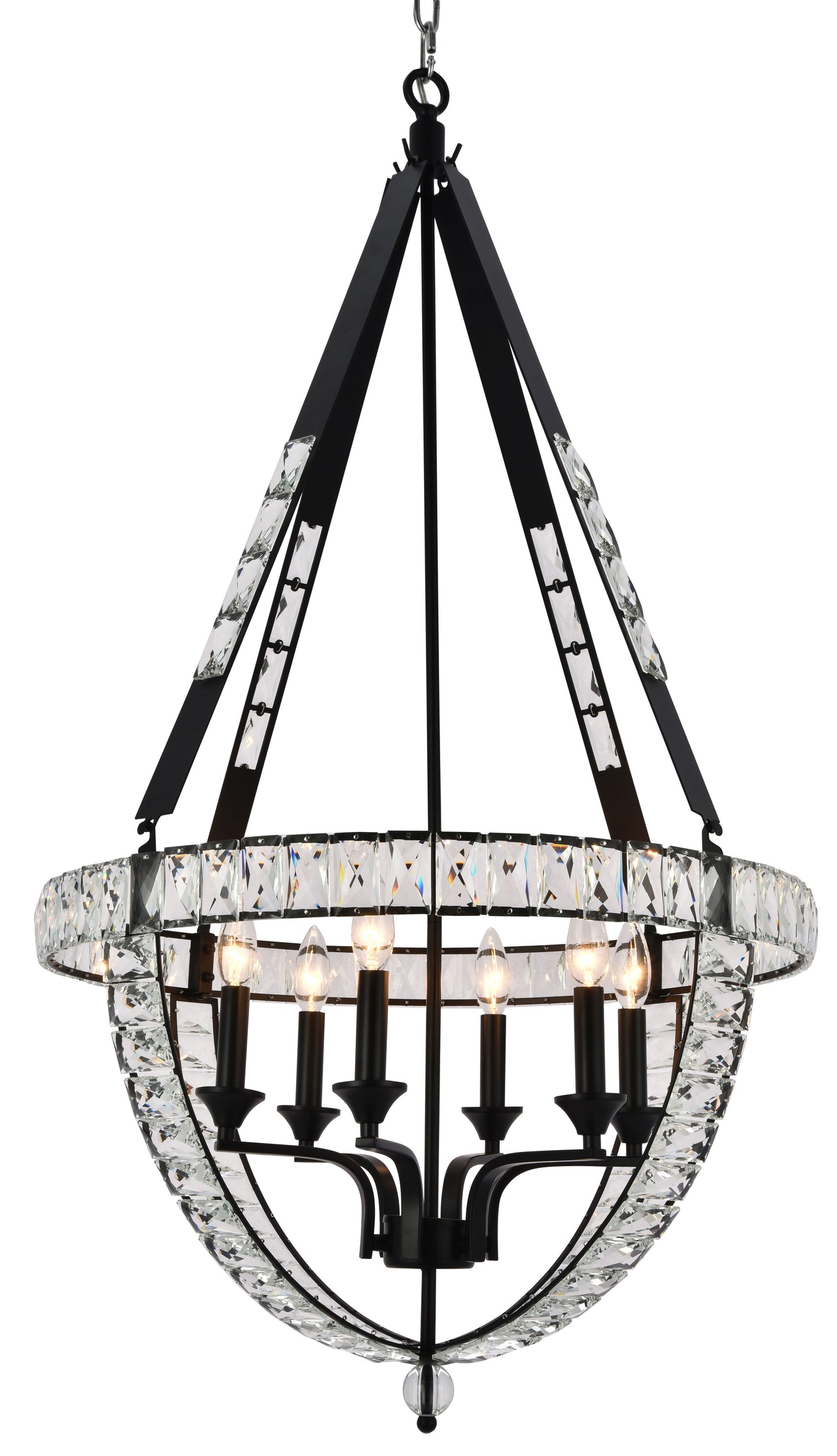 Black Chandelier - LA17C24BLK