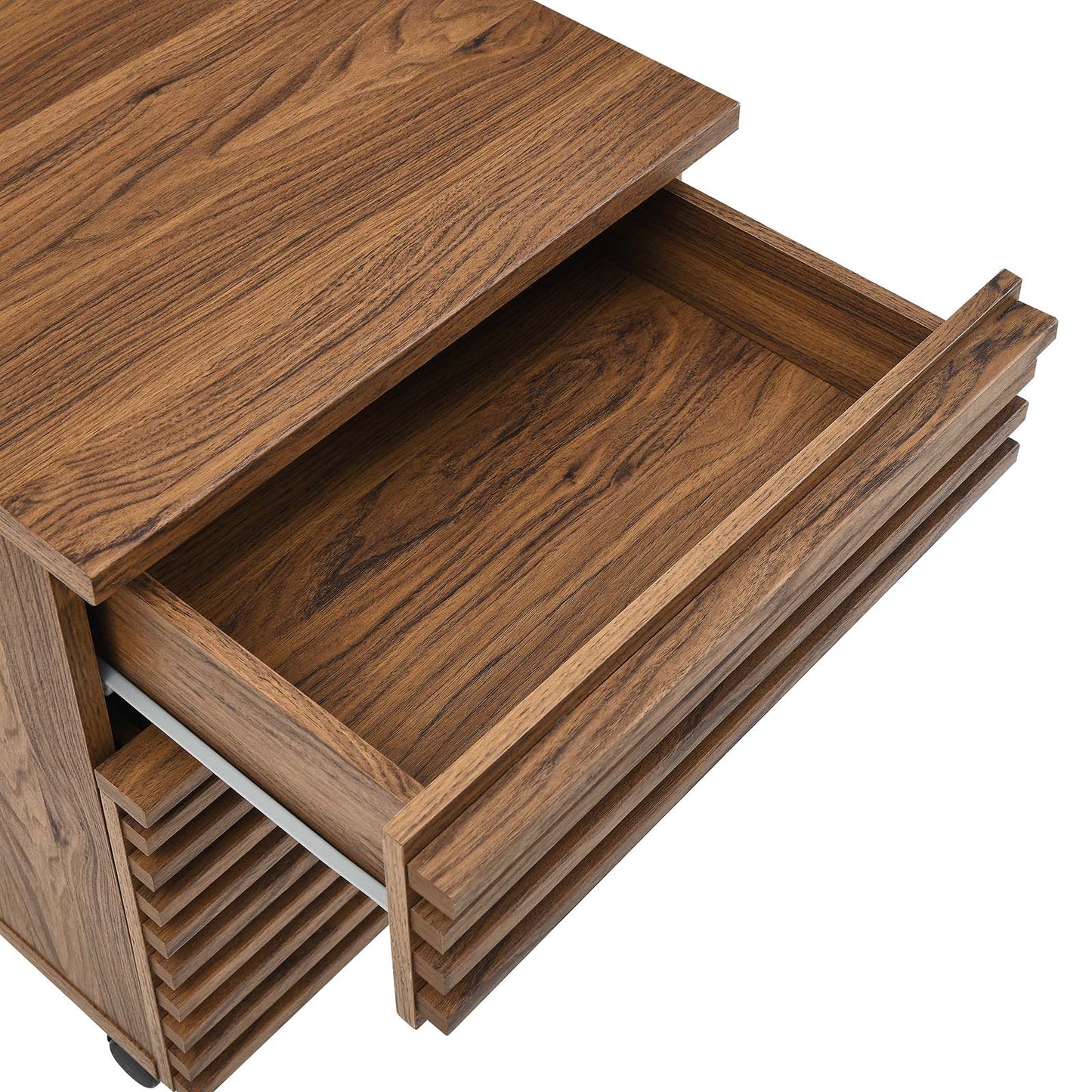 Modway Walnut Render Wood File Cabinet EEI-5704-WAL