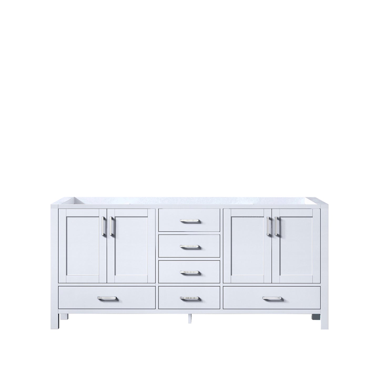 Jacques 72" White Vanity Cabinet Only