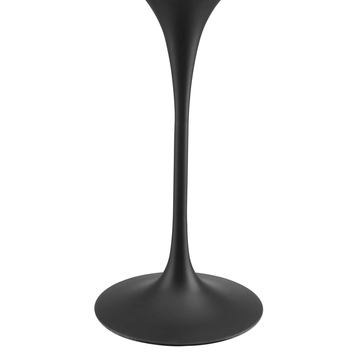 Modway Black and White Lippa Round Terrazzo Bar Table EEI-5709-BLK-WHI