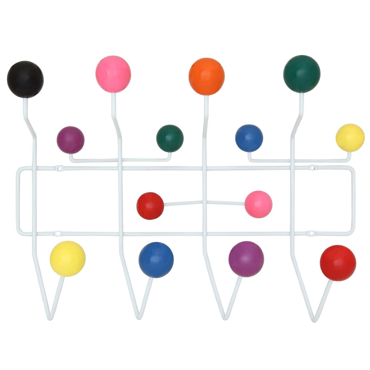 Modway EEI-216-MULTI Gumball Multi Colored Coat Rack