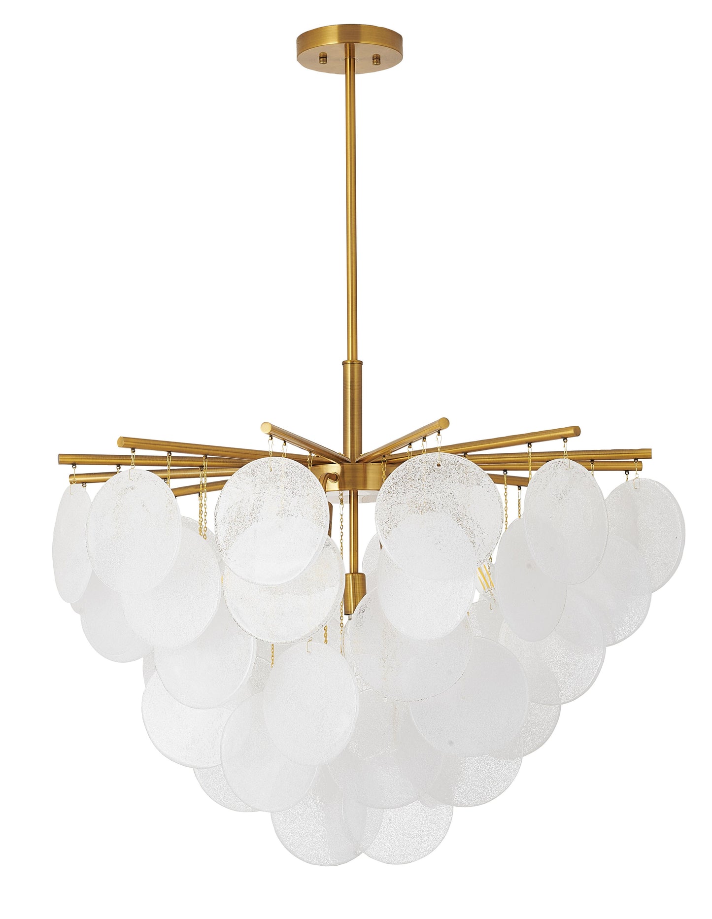 Antique Brass Semi Flush Mount - TD31C30AB