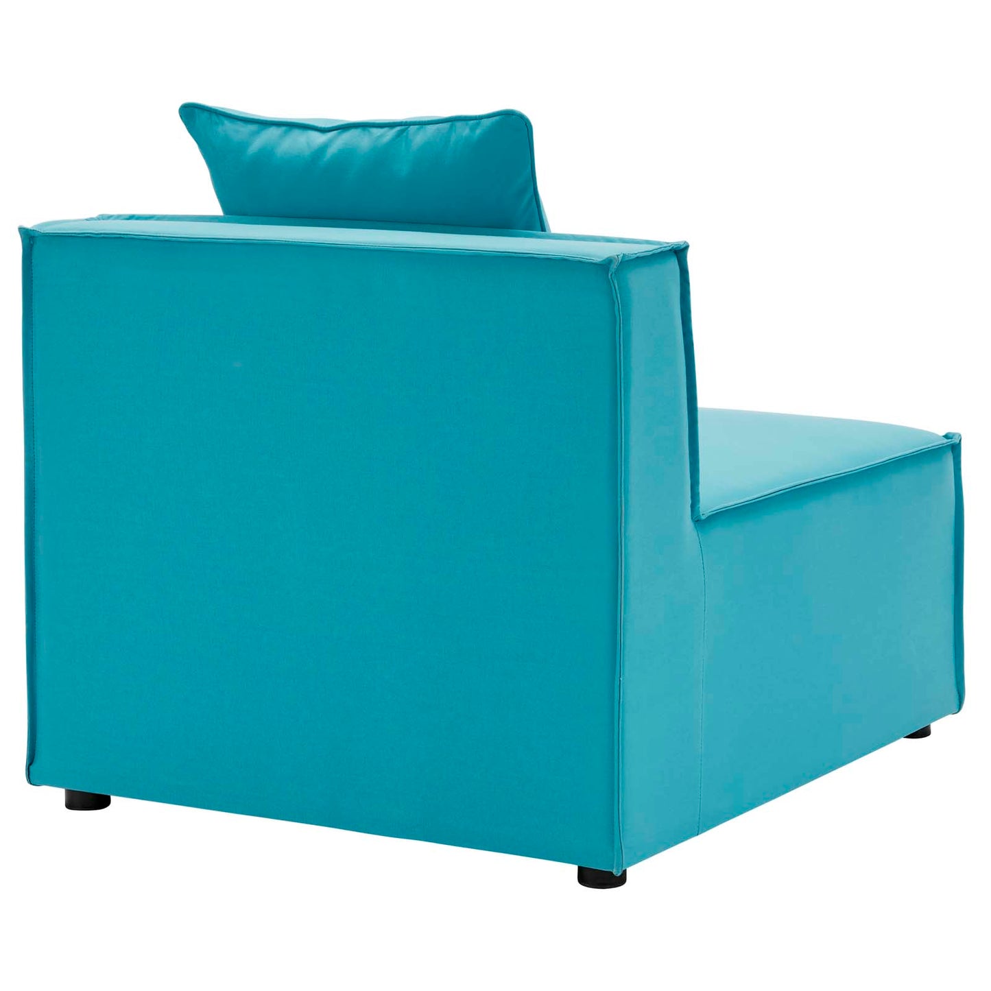 Modway EEI-4209-TUR Saybrook Patio Armless Chair in Turquoise