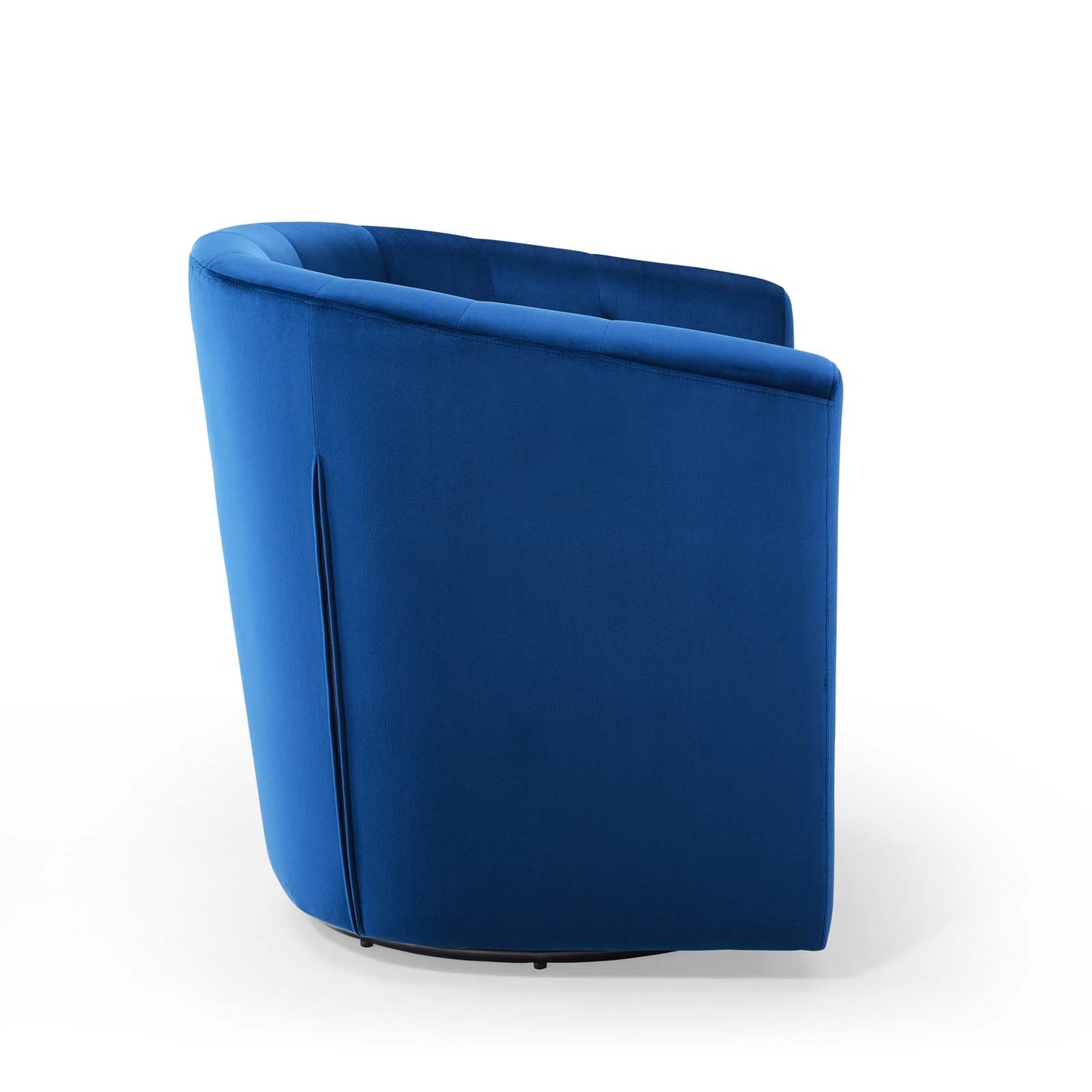Modway Prospect Tufted Performance Velvet Swivel Armchair, Navy