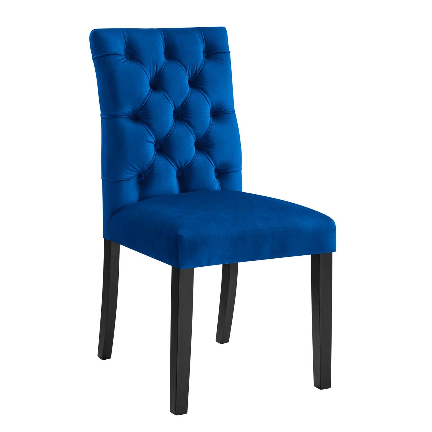 Modway Duchess Velvet Set of 2 Dining Chairs with Navy Finish EEI-5011-NAV