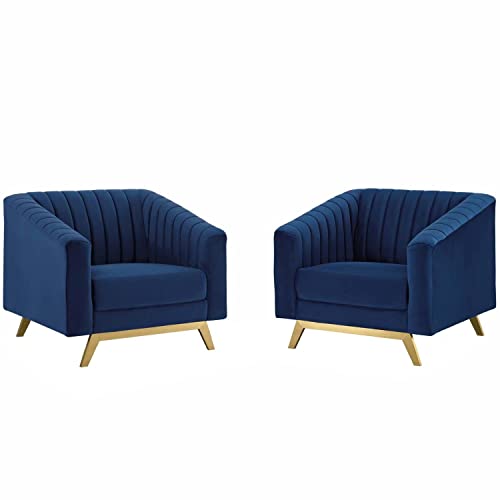 Modway Valiant Armchair, Navy