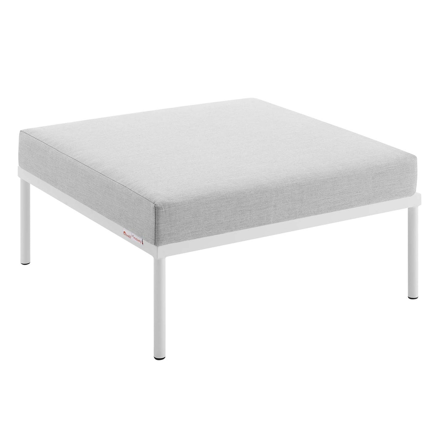 Modway EEI-4969-GRY Harmony Sunbrella Gray Outdoor Patio Aluminum Ottoman