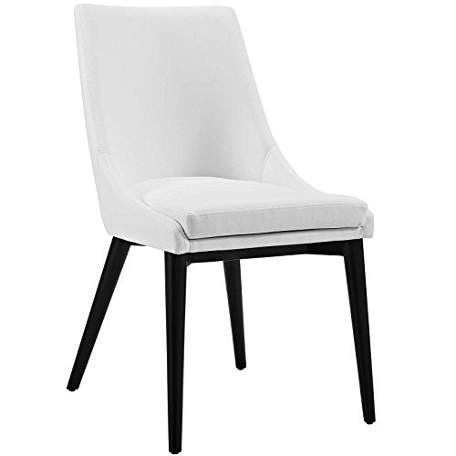 Modway Viscount Set of 2 Fabric Dining Side Chair in Teal