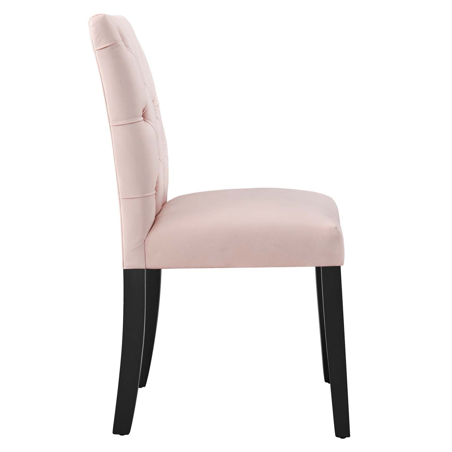 Modway Duchess Velvet Set of 2 Dining Chairs with Pink Finish EEI-5011-PNK