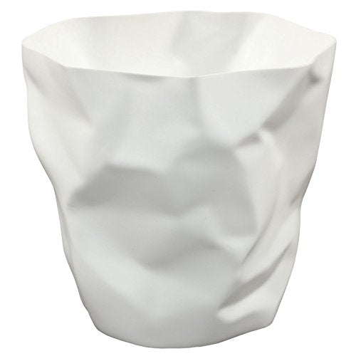 Modway Lava Trash Bin in White