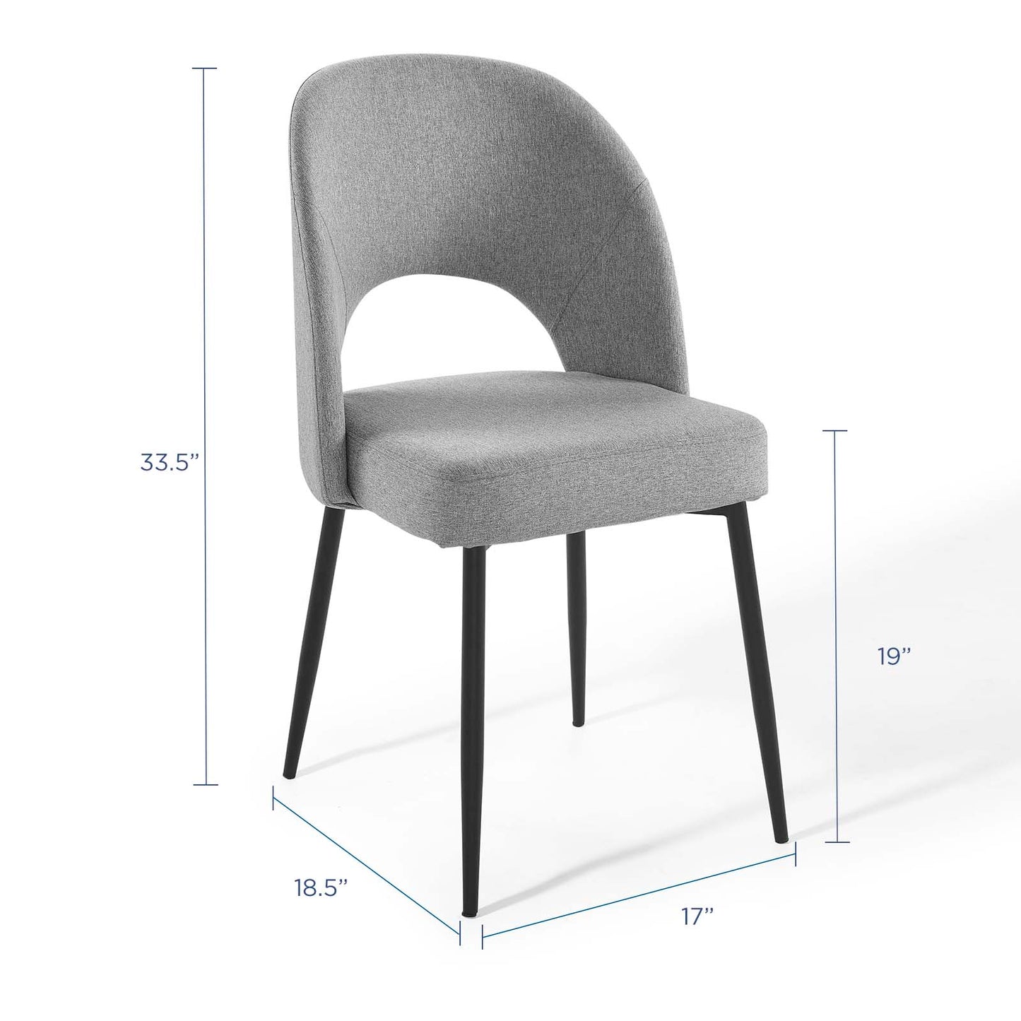 Modway Rouse Upholstered Fabric Dining Side Chair